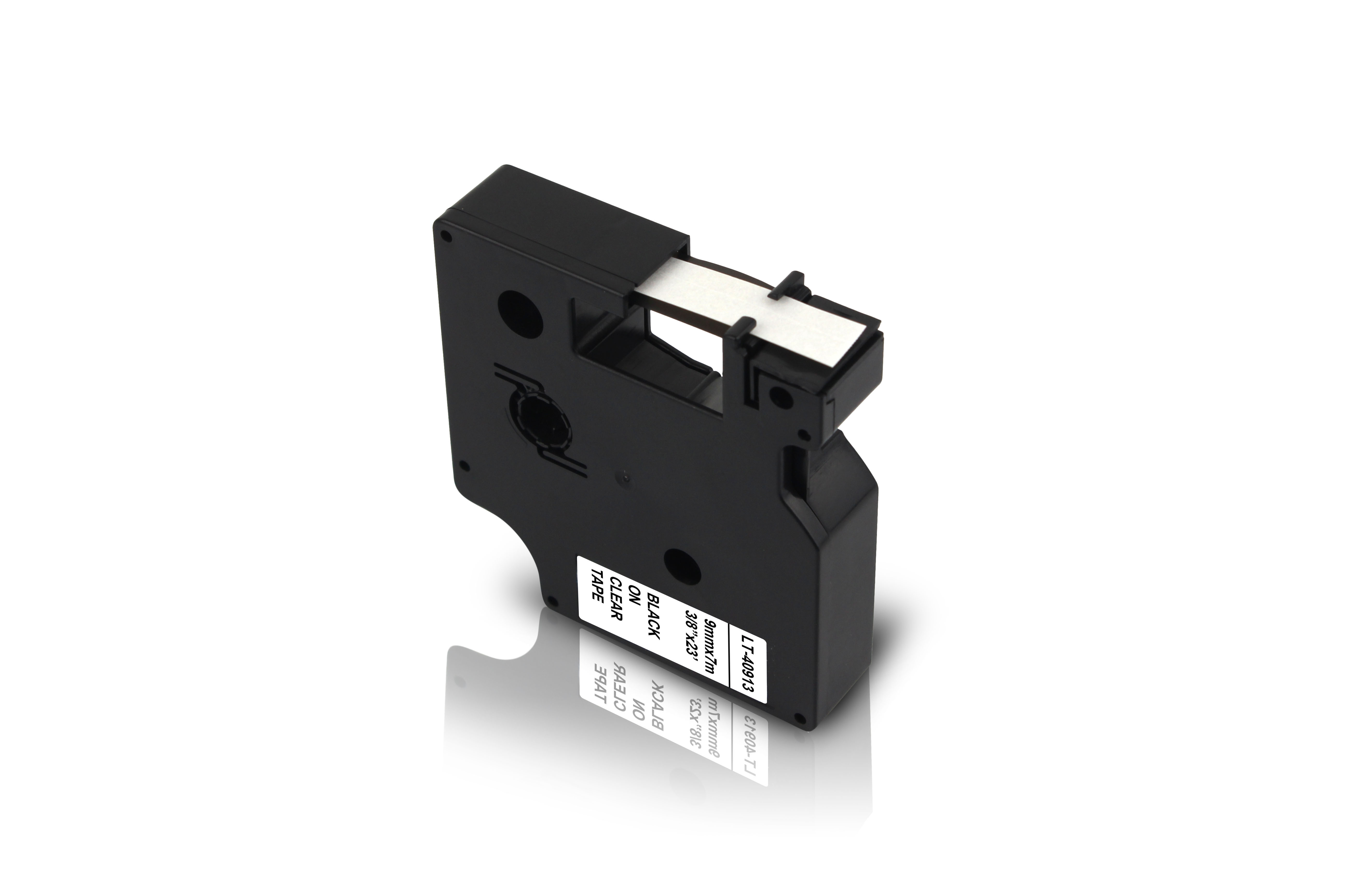 Alternativ zu Dymo D1 40913 / S0720680 Schriftband 9mm Schwarz auf Weiß