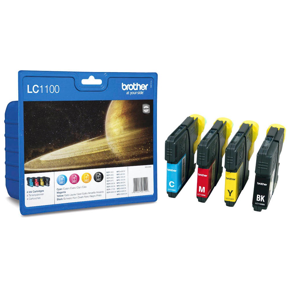 Brother LC-1100 Tinten Multipack CMYK (4er Set)