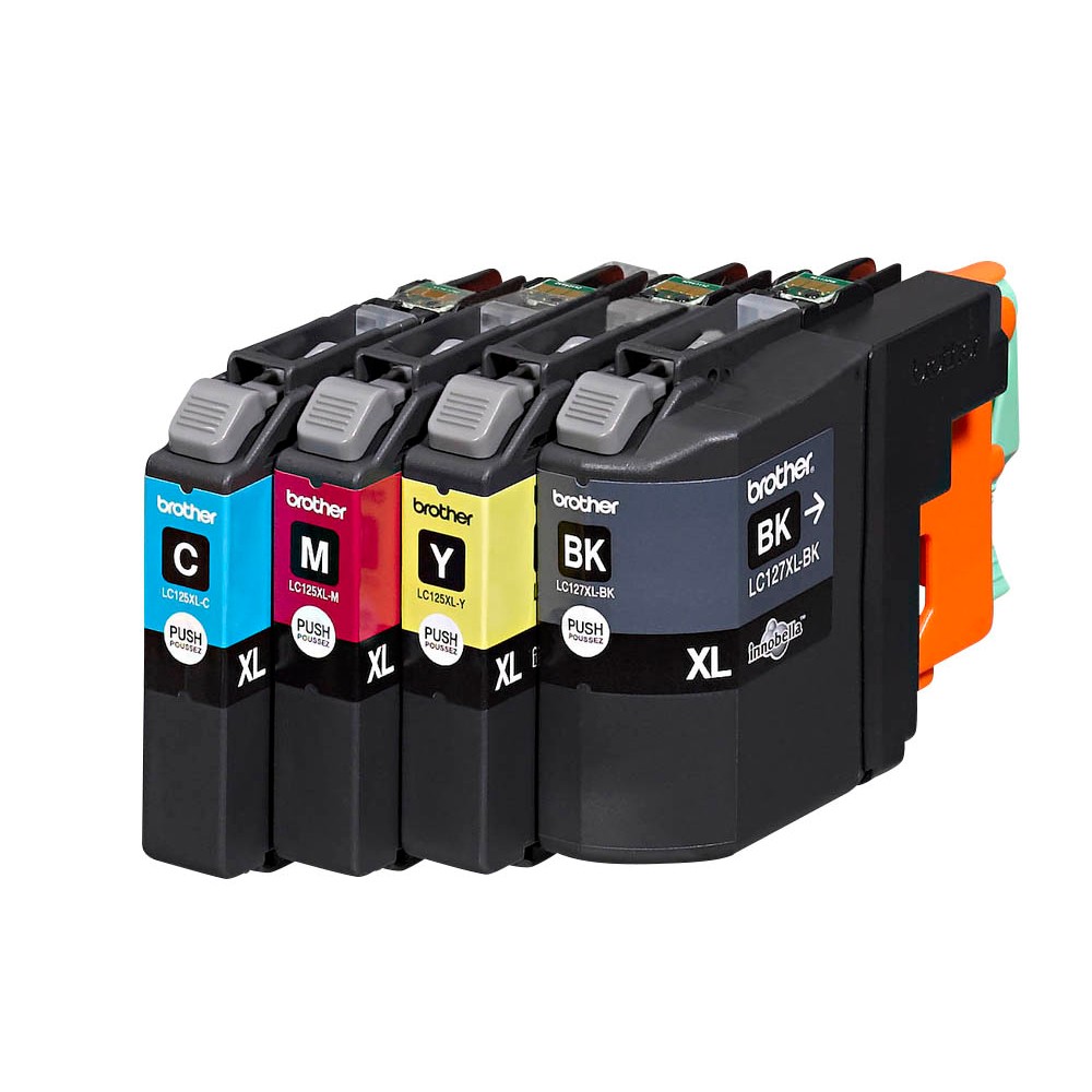 Brother LC-127XLVALBPDR Tinten Multipack CMYK (4er Set)