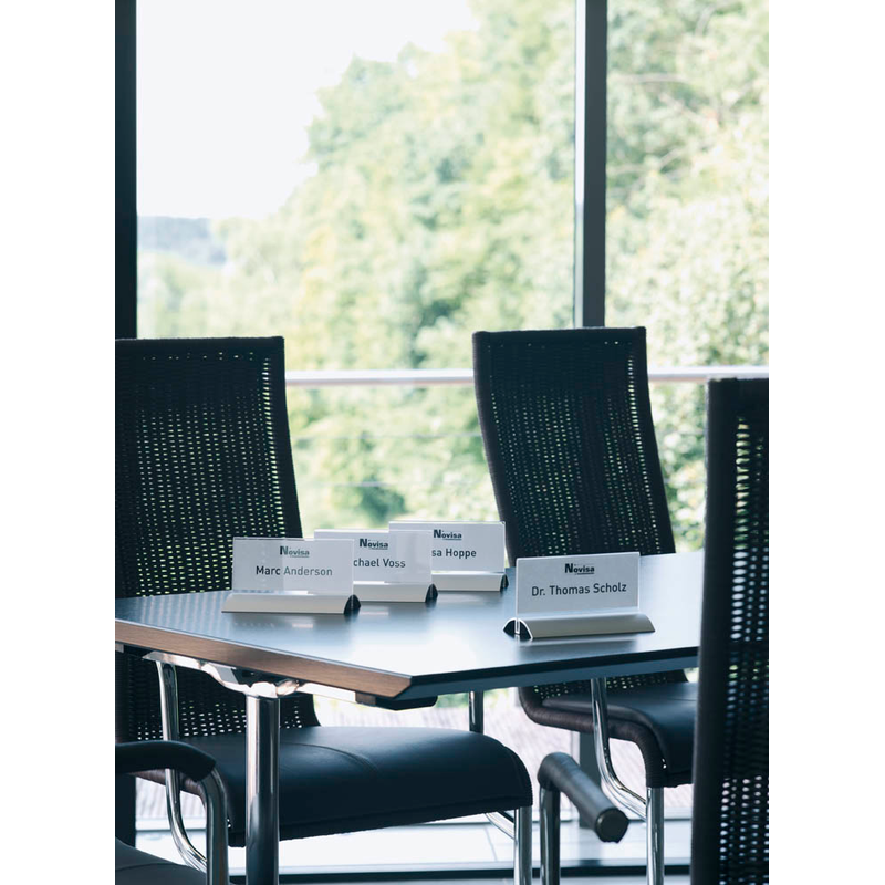 DURABLE DESK PRESENTER DE LUXE Tischaufsteller 15,0 x 6,1 cm beidseitig, 2 St.