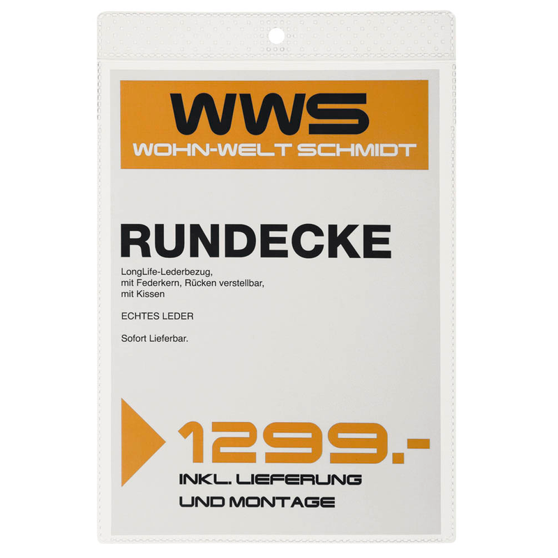 DURABLE Dokumentenschutzfolien transparent A5, 100 St.