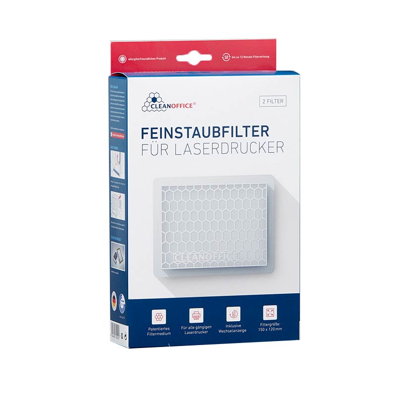 Cleanoffice Feinstaubfilter 8502050 weiß (2er Pack)