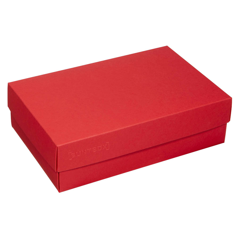 BUNTBOX L Geschenkboxen 3,6 l rot 26,6 x 17,2 x 7,8 cm, 2 St.