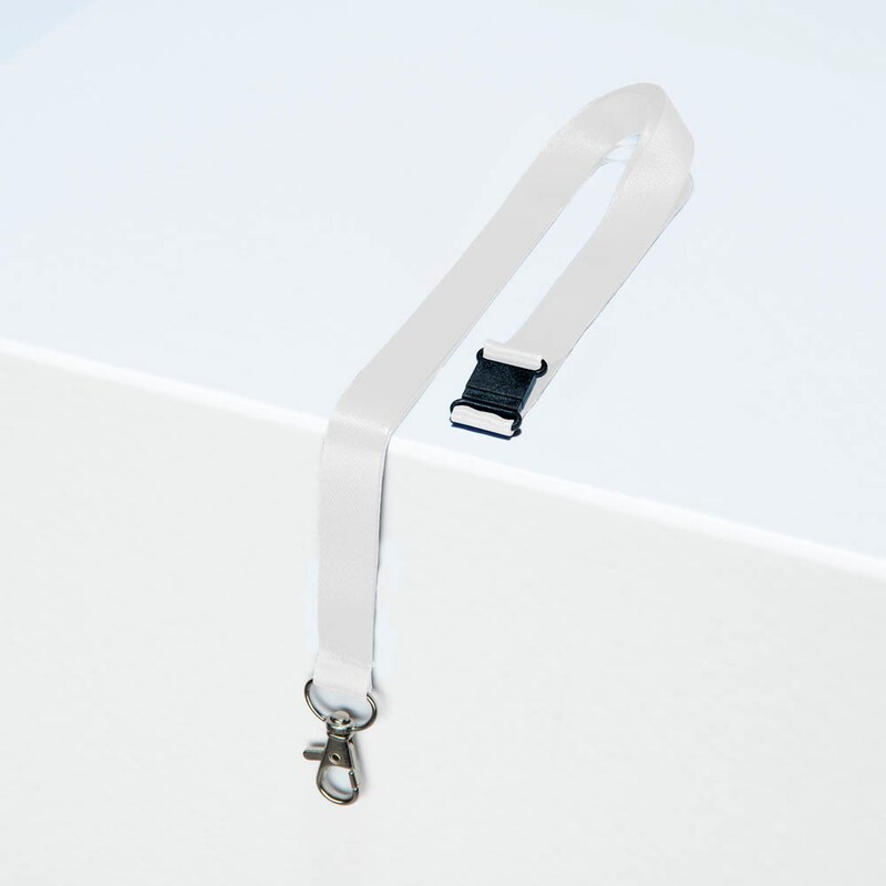 AVERY Zweckform Lanyards 4842W, Karabiner, weiß, 10 St.