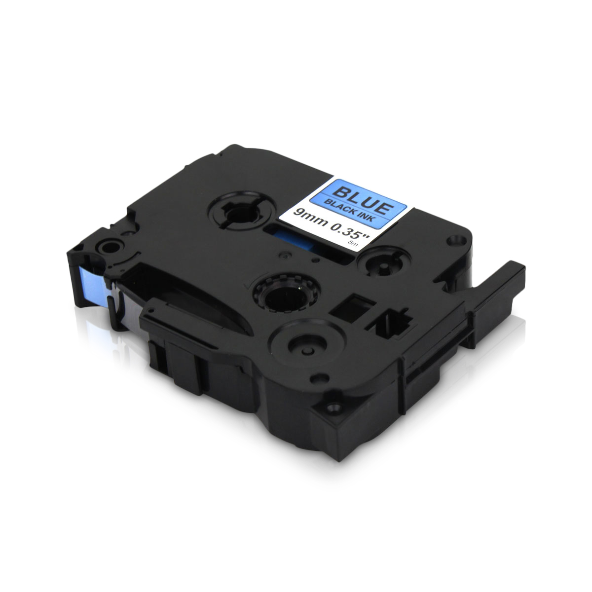 Alternativ zu Brother TZe-521 P-Touch Schriftband 9mm schwarz/blau