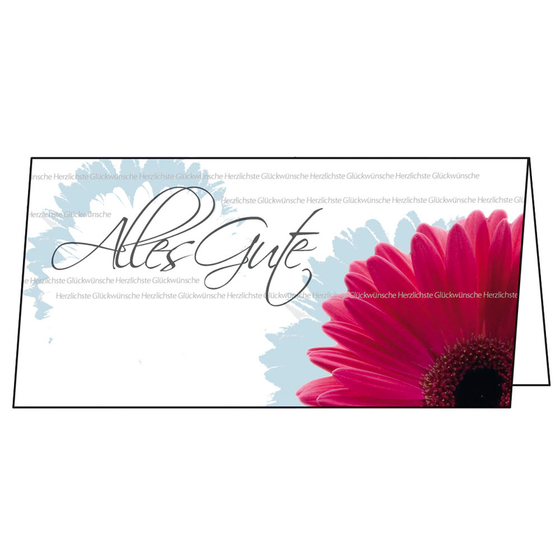 SIGEL Glückwunschkarten Alles Gute DS209 DIN lang, 10 St.