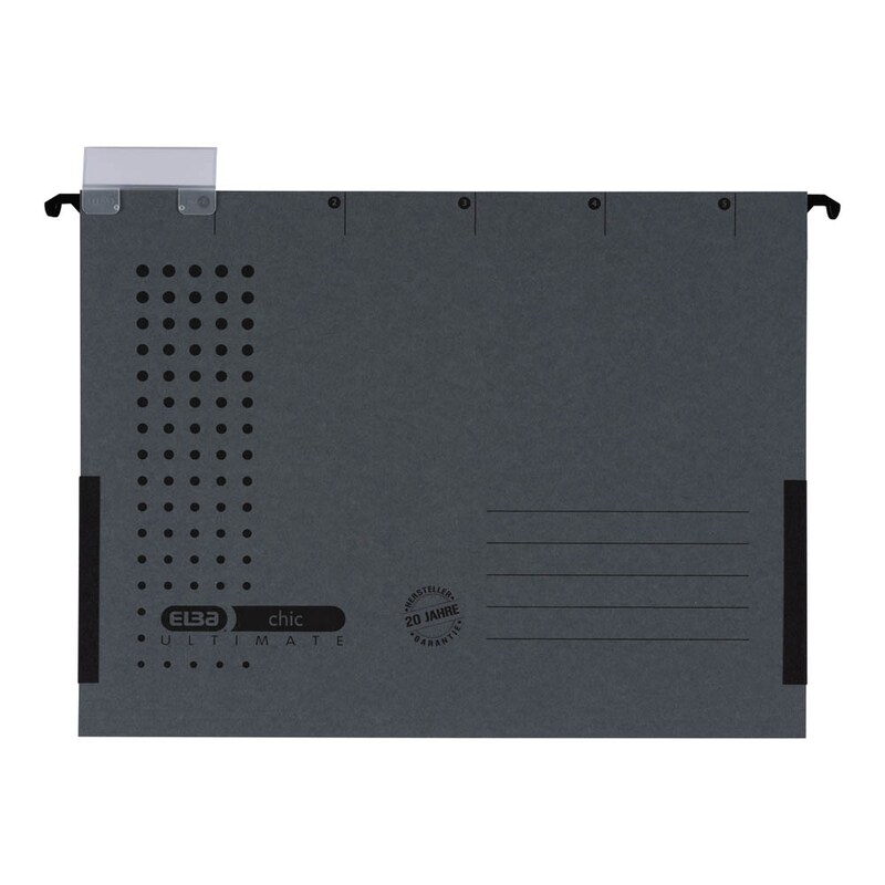 ELBA Hängetaschen chic ULTIMATE anthrazit, 5 St.