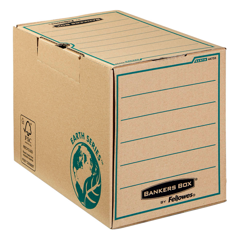 Bankers Box Archivboxen Bankers Box  Earth Series A4+ braun 20,0 x 35,0 x 26,0 cm, 20 St.