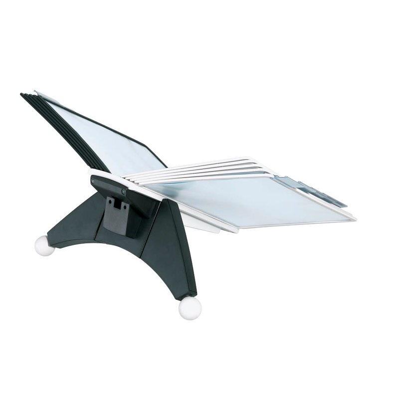 DURABLE Sichttafelsystem SHERPA 10 komplett 563222 DIN A4 farbsortiert mit 10 St. Sichttafeln, 1 St.