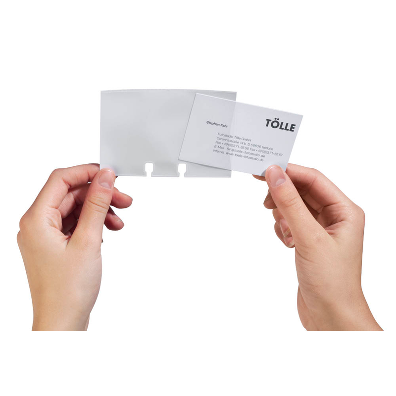 DURABLE Visitenkarten-Rollkartei Visifix schwarz, für 560 Visitenkarten