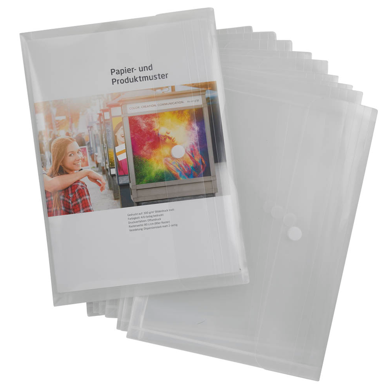 EICHNER Dokumententaschen DIN A4 transparent glatt, 10 St.