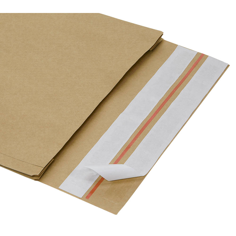 BONG Faltentaschen e-Green ca. DIN C3 ohne Fenster braun mit 8,0 cm Falte, 200 St.