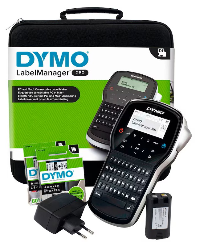 DYMO LabelManager 280 Set Beschriftungsgerät schwarz