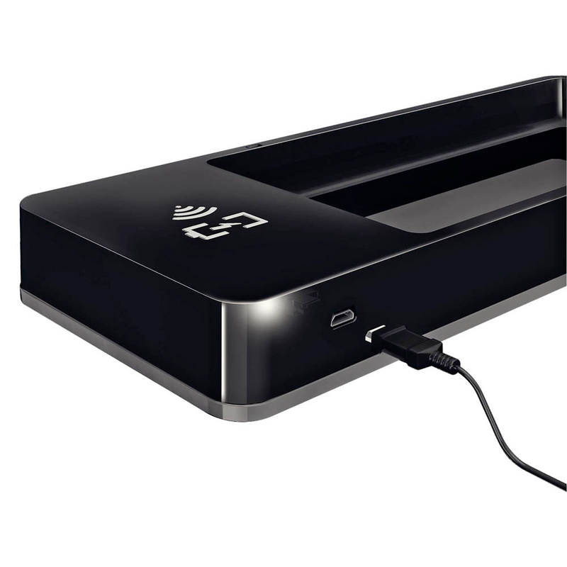 LEITZ Stiftablage Duo Colour schwarz/grau Polystyrol 26,6 x 10,1 x 2,8 cm