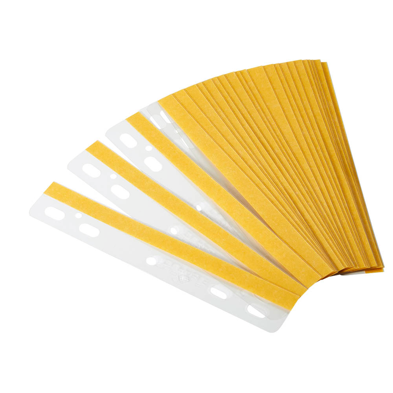 DURABLE Heftstreifen, selbstklebend FILEFIX transparent Kunststoff, 25 St.
