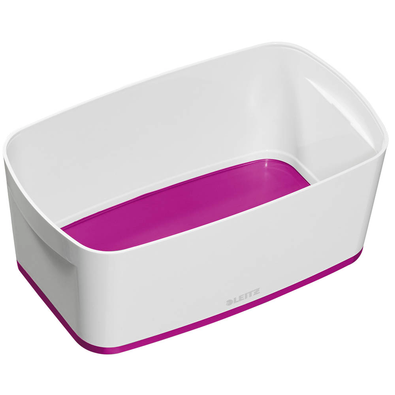 LEITZ MyBox Aufbewahrungsbox 5,0 l perlweiß/pink 31,8 x 19,1 x 12,8 cm, 1 St.