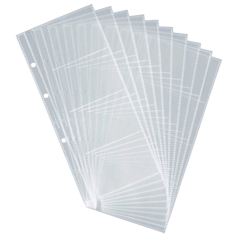 DURABLE Visitenkartenhüllen transparent, für bis zu 8 Visitenkarten, 10 St.