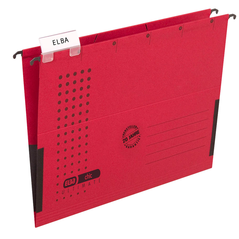 ELBA Hängetaschen chic ULTIMATE rot, 5 St.