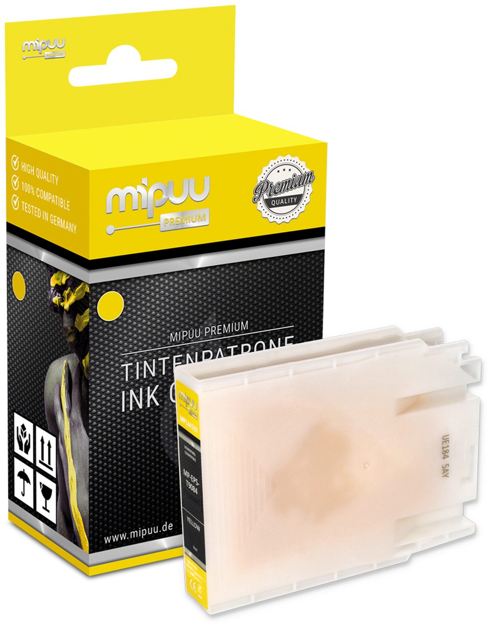Mipuu Tinte ersetzt Epson T9084 / C13T908440 Yellow