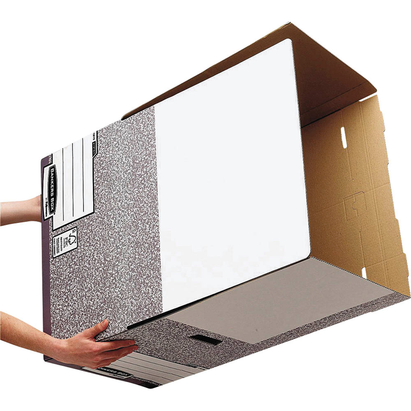 Bankers Box Archivboxen Bankers Box grau/weiß, 10 St.