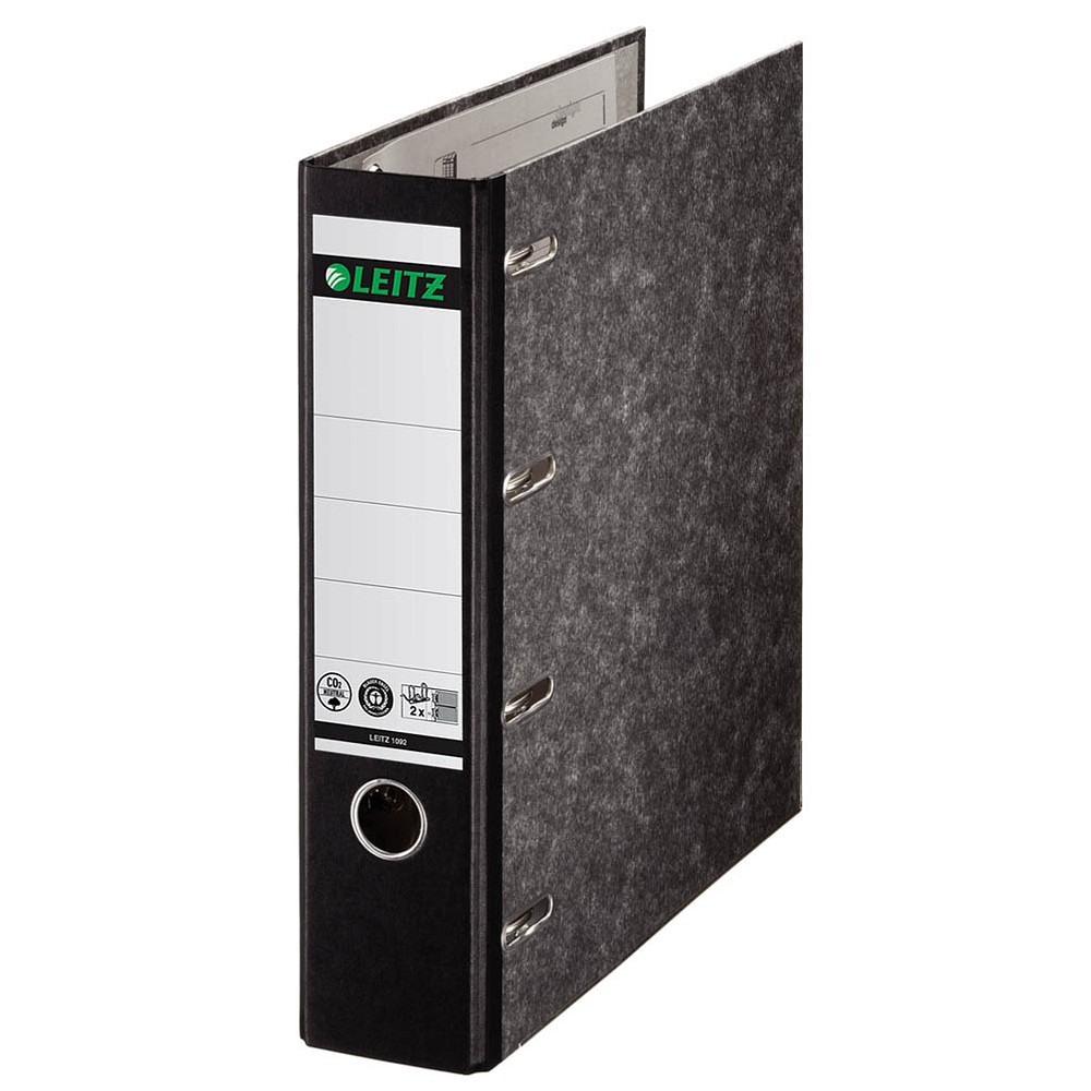 Leitz 1092 Doppelordner DIN A5 quer schwarz (7,5 cm)