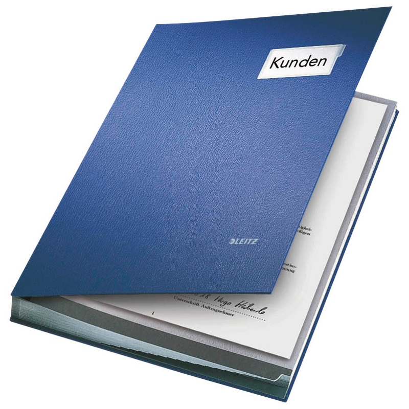 LEITZ Unterschriftenmappe Unterschriftenmappe 5700 20 Fächer blau, 1 St.