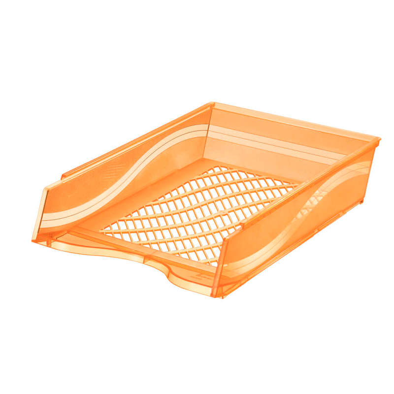 bene Briefablage orange-transparent DIN A4, 1 St.