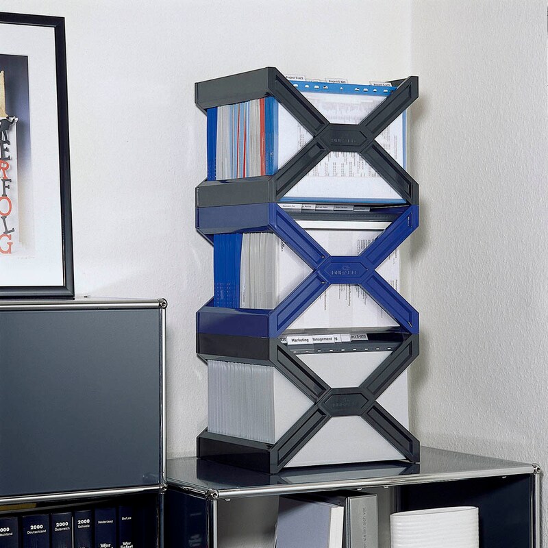 DURABLE Hängeregistraturkorb mit Mappen CARRY PLUS schwarz