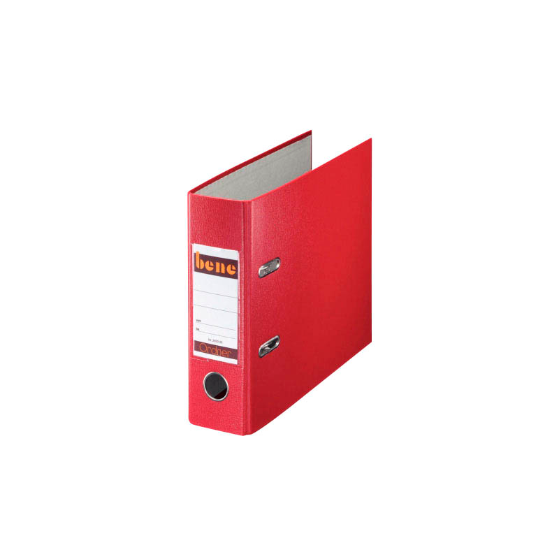 bene A5 Ordner rot Kunststoff 7,5 cm DIN A5 quer, 1 St.