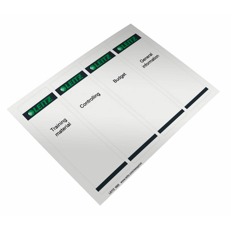 100 LEITZ Ordneretiketten 1685/2 grau