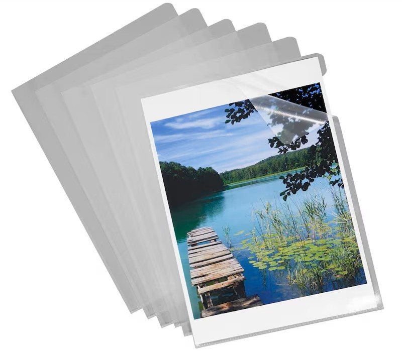 DURABLE Sichthüllen DIN A4 transparent genarbt 0,11 mm, 100 St.