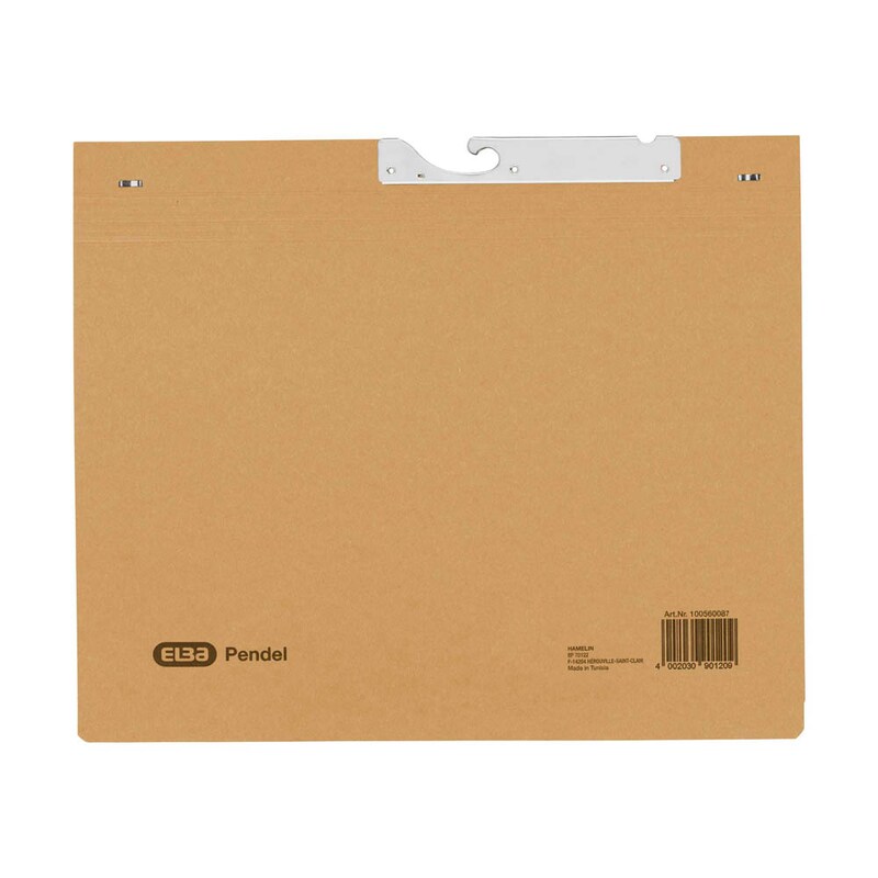 ELBA Pendelhefter Karton naturbraun DIN A4 1x Amtsheftung, 1 St.