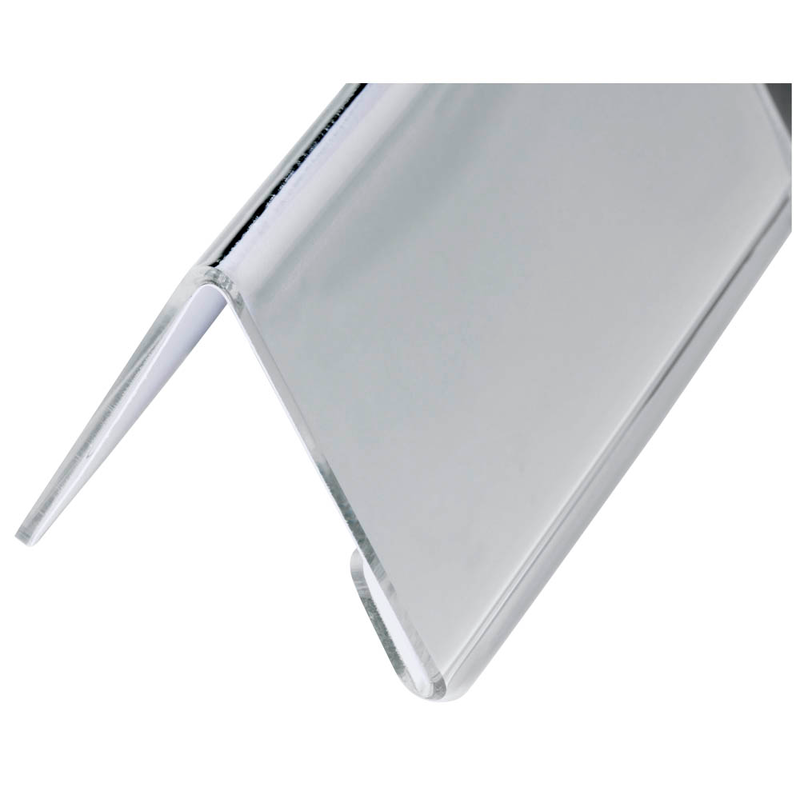 DURABLE Tischnamensschilder transparent 29,7 x 10,5 cm, 10 St.