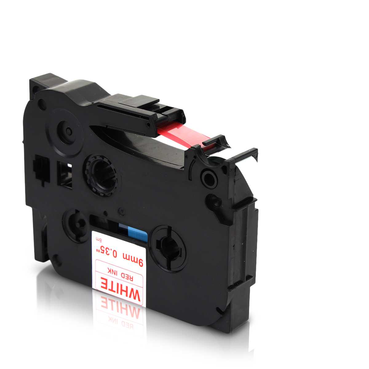 Alternativ zu Brother TZe-222 P-Touch Schriftband 9mm rot/weiss