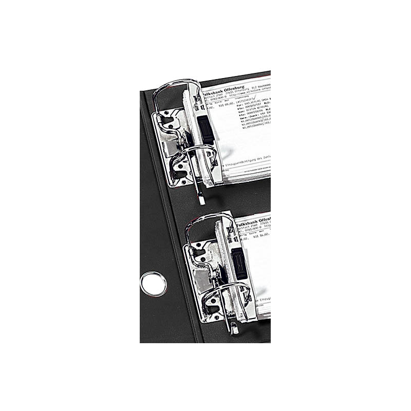 ELBA Doppelordner schwarz Kunststoff 7,5 cm, 1 St.