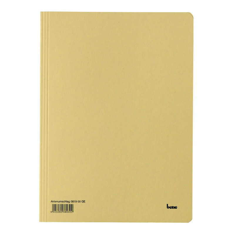 bene Aktendeckel DIN A4 gelb, 25 St.