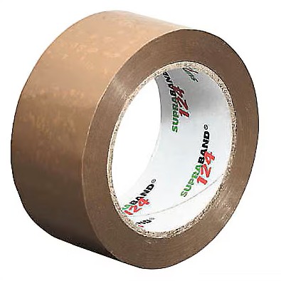 SUPRA Packband SUPRABAND 124 braun 50,0 mm x 66,0 m 1 Rolle