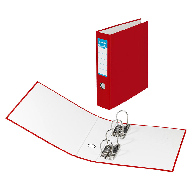 DONAU Doppelordner rot Karton 7,5 cm, 1 St.