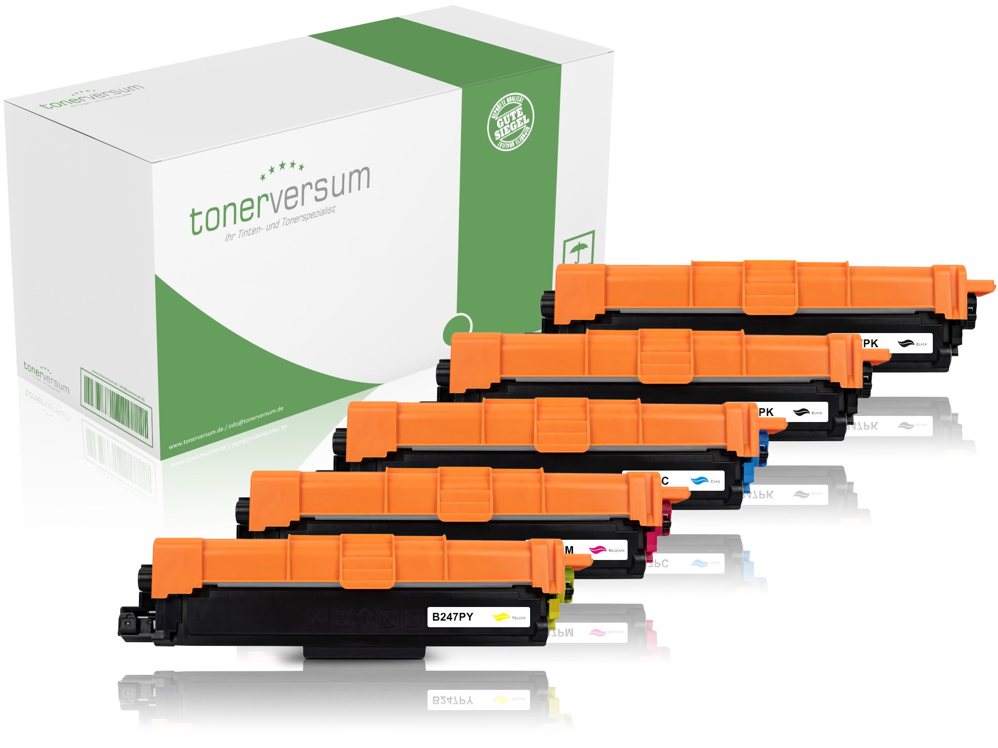 Alternativ zu Brother TN-247 Toner Multipack CMYK (5er Set)
