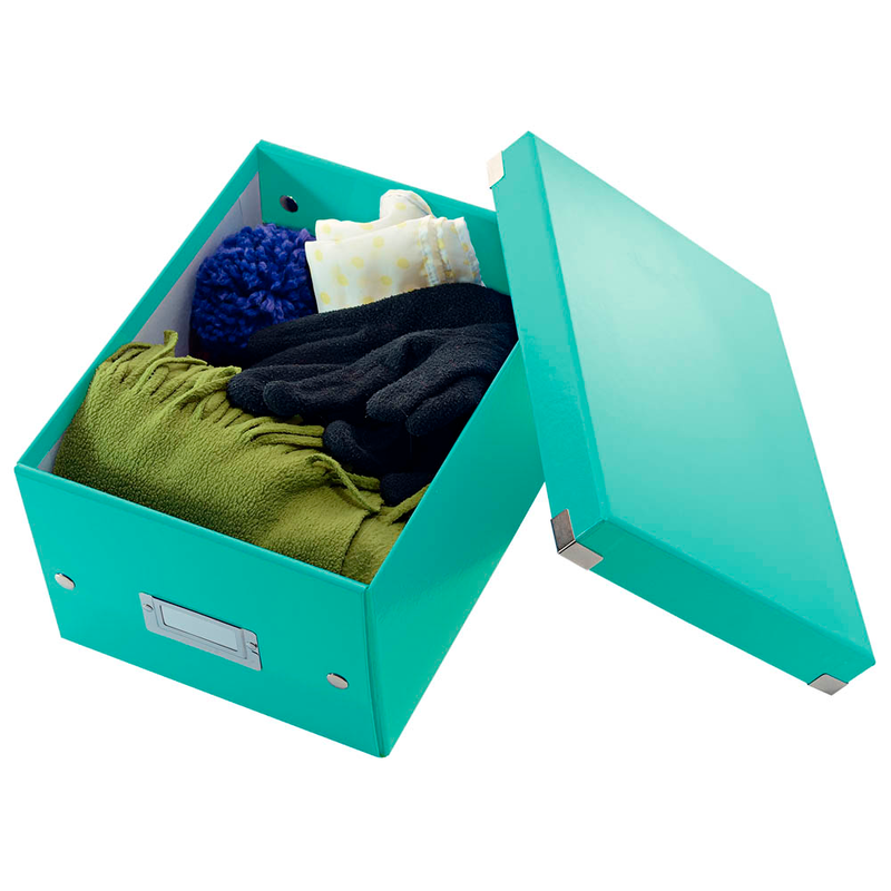 LEITZ Click & Store Aufbewahrungsbox 7,4 l eisblau 21,6 x 28,2 x 16,0 cm, 1 St.