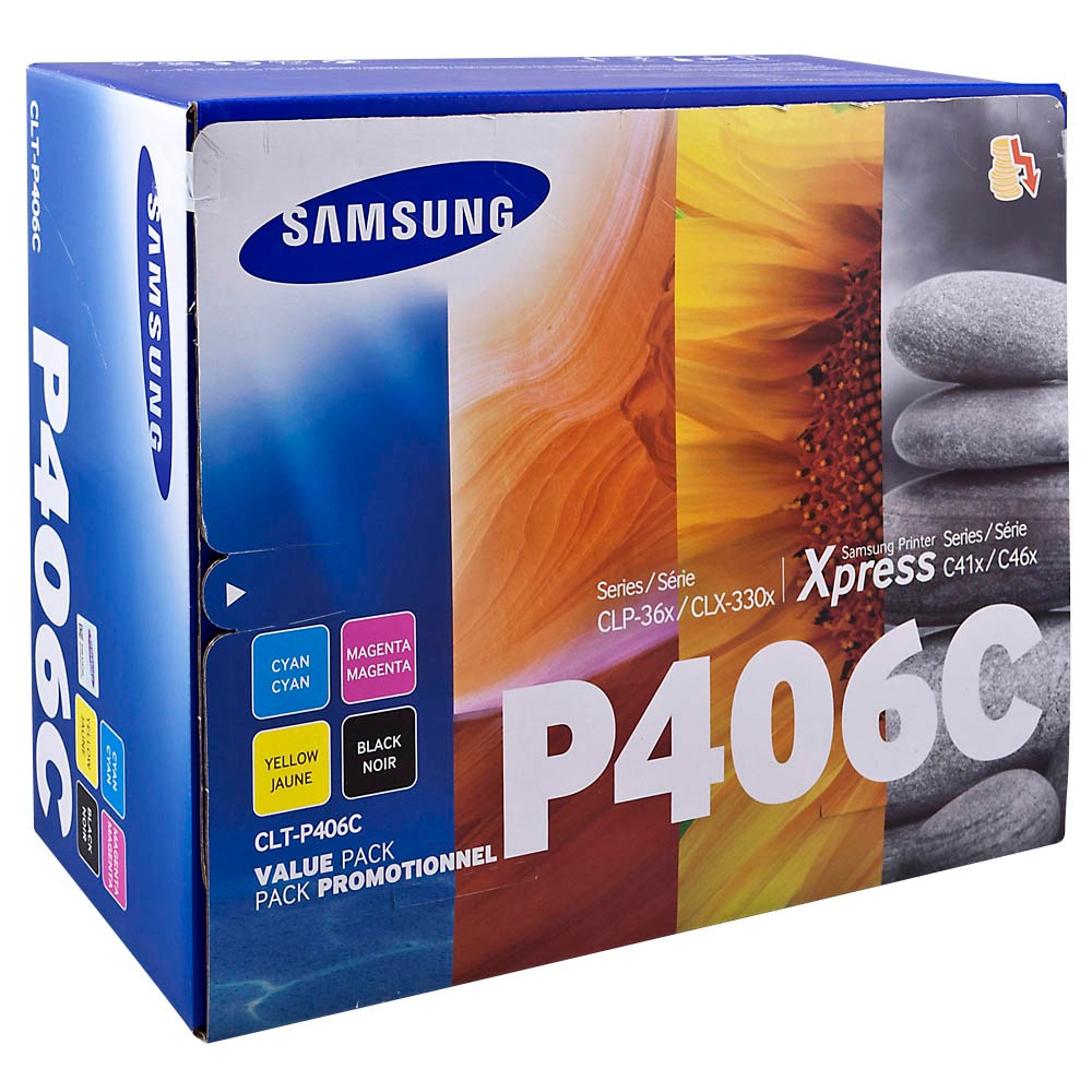 Samsung CLT-P406C / SU375A Toner Multipack CMYK (4er Set)
