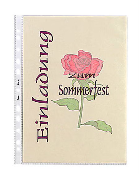 bene Prospekthüllen DIN A4 glasklar glatt 0,14 mm, 25 St.