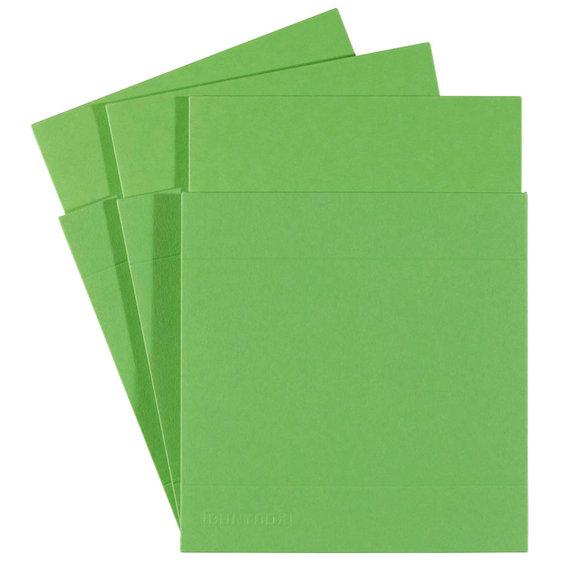 BUNTBOX M Geschenkboxen 1,1 l grün 17,0 x 11,0 x 6,0 cm, 3 St.