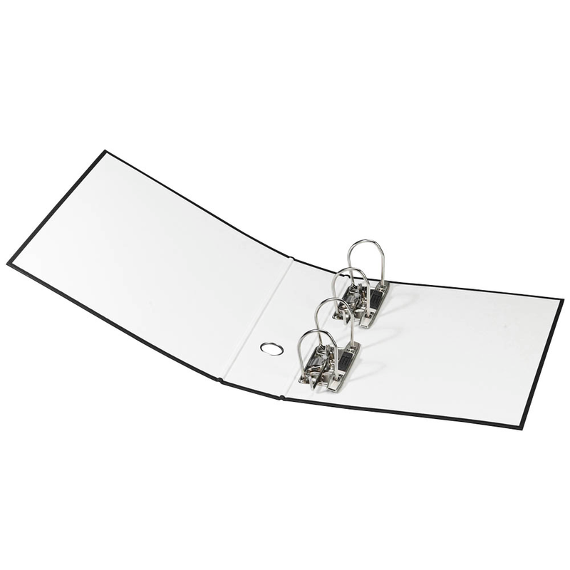 DONAU Doppelordner schwarz Karton 7,5 cm, 1 St.