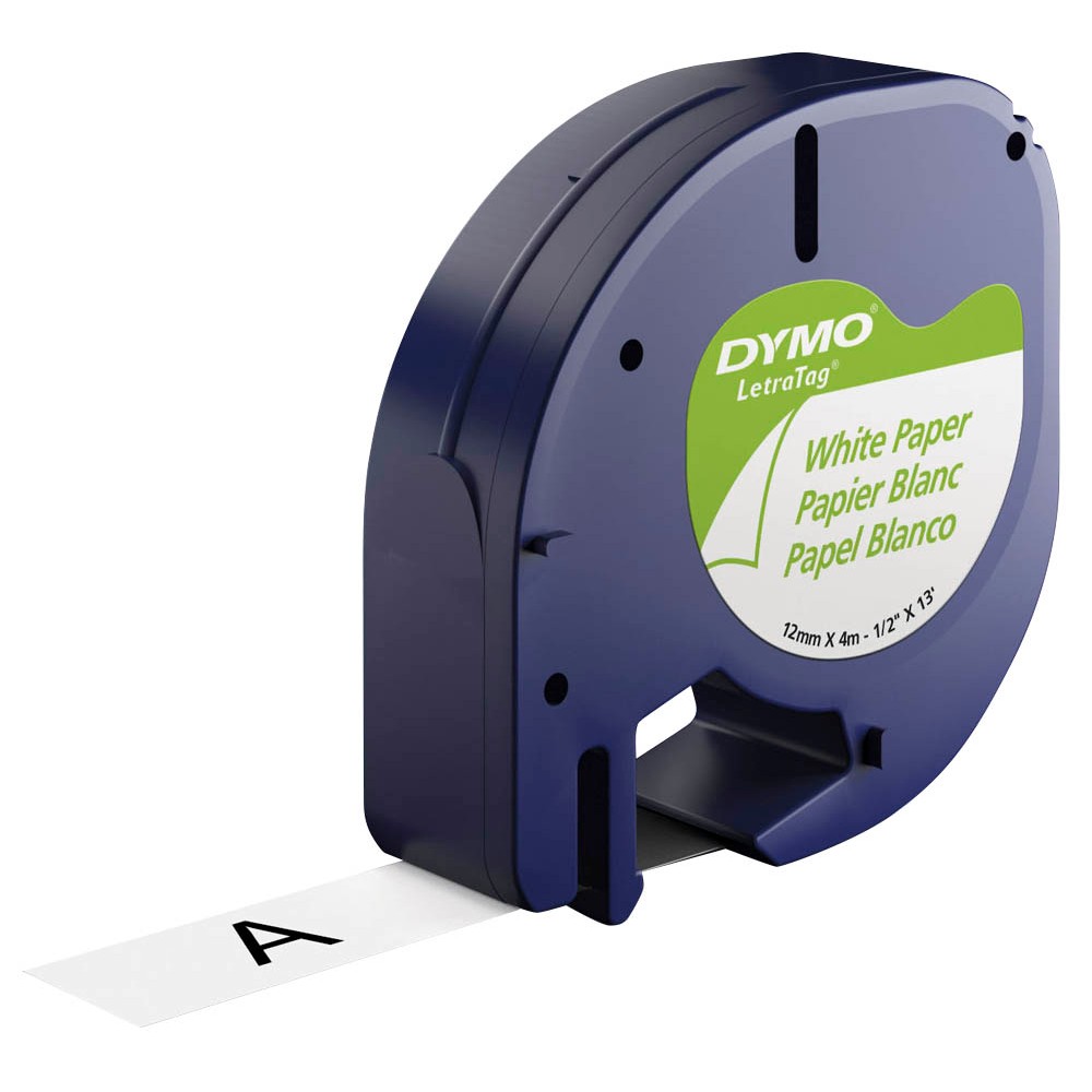 Dymo LetraTag Beschriftungsband 91241 geeignet für LT-100H / LT-100T (farbsortiert)