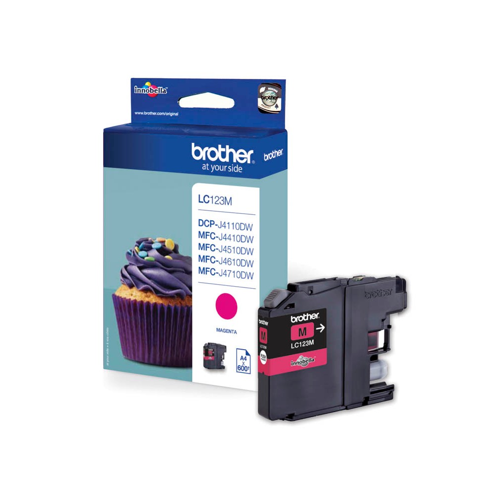 Brother LC-123M Tinte Magenta