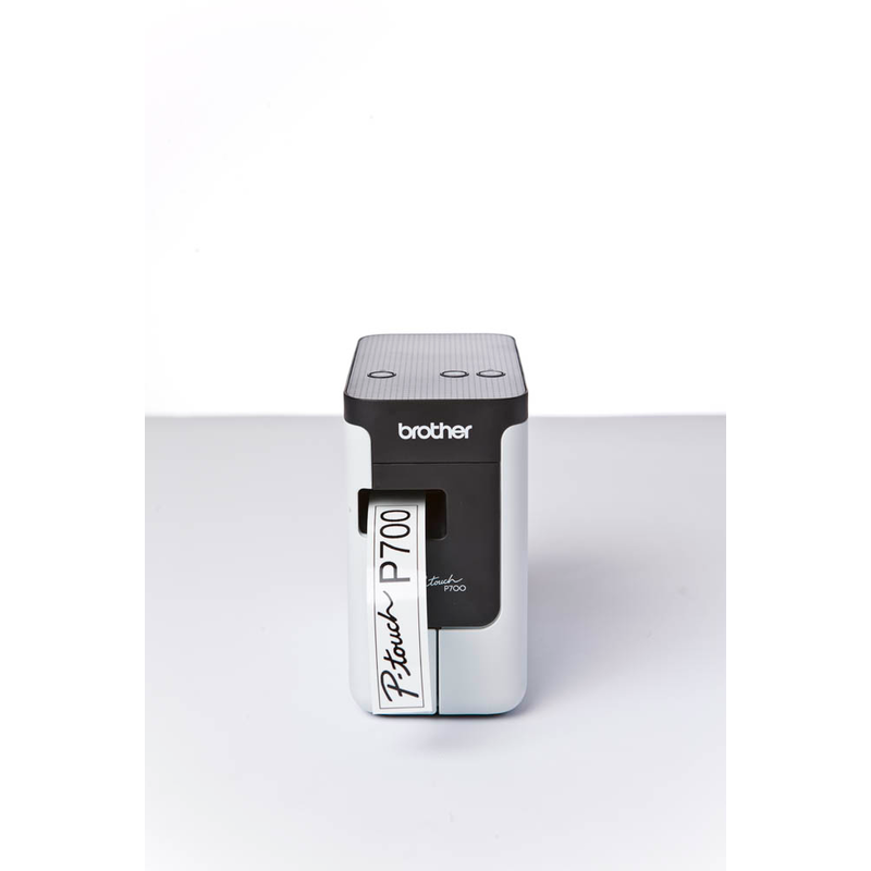 Brother P-touch P700 Beschriftungsgerät grau, schwarz