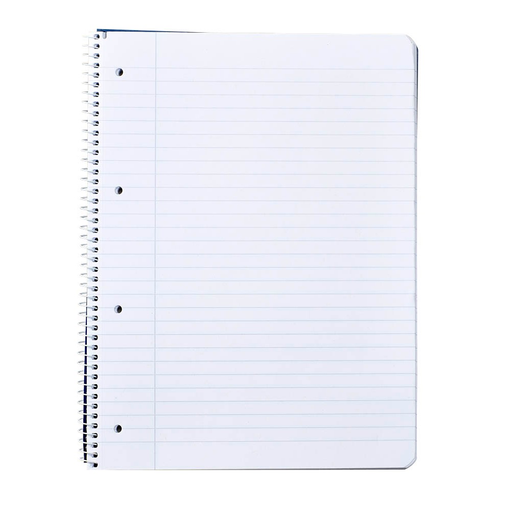 Ursus Collegeblock OE liniert DIN A4 Innenrand blau (80 Blatt)