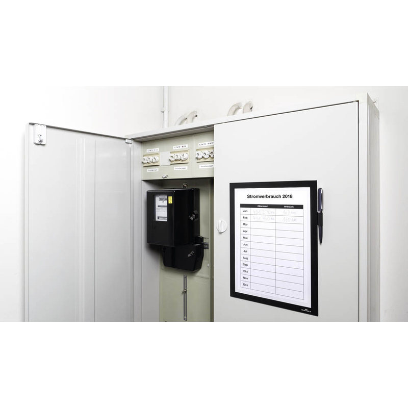 DURABLE Magnetrahmen DURAFRAME® MAGNETIC NOTE schwarz A4, 1 St.