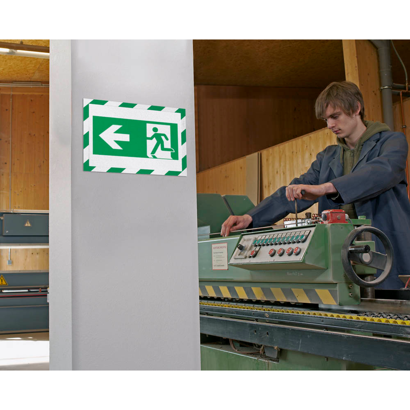 DURABLE Magnetrahmen DURAFRAME® MAGNETIC SECURITY A4 grün A4, 5 St.